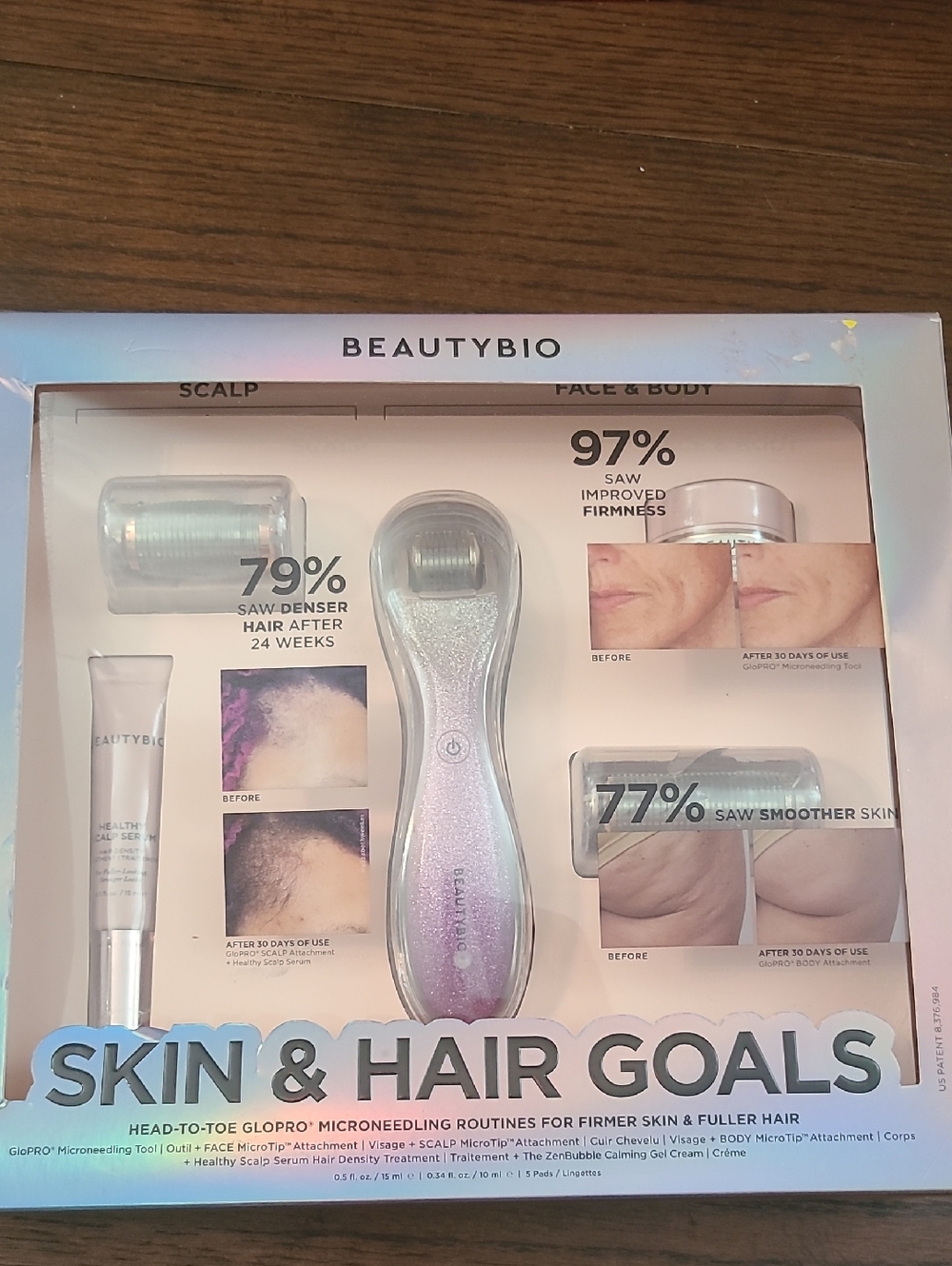 BEAUTYBIO Skin & Hair Goals Glopro Microneedling Kit - Iridescent